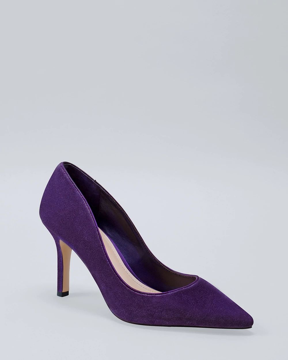 Velvet pumps shoes outlet